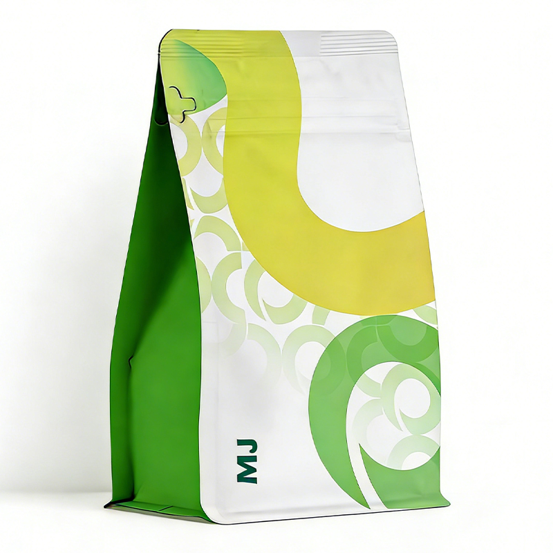 Premium Flat Bottom Stand Up Pouch with Resealable Zipper
